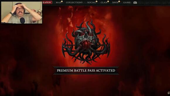 Al pulsar el botón para comprar el pase de batalla premium de Diablo IV, no salió ninguna advertencia de que gastaría dinero real. | (Foto: Twitch/@Rurikhan)