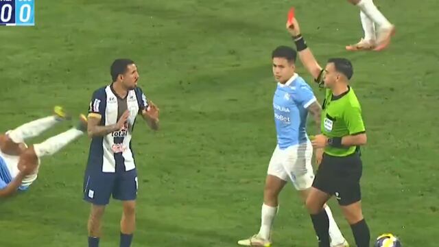 Dos rojas en tres minutos: Maxloren Castro y Sergio Peña son expulsados en el Alianza Lima vs. Sporting Cristal | VIDEO