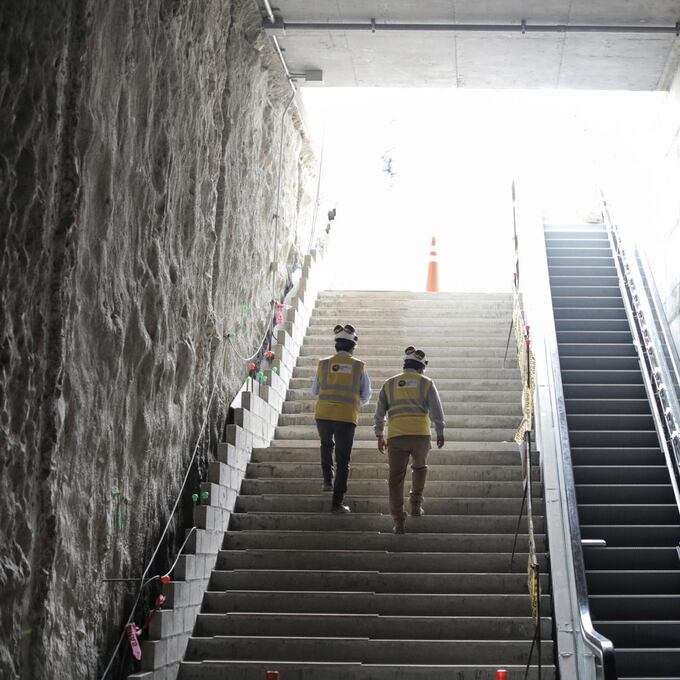 Tuneladora Delia se encuentra en la estación Cangallo de la Línea 2 del Metro de Lima
