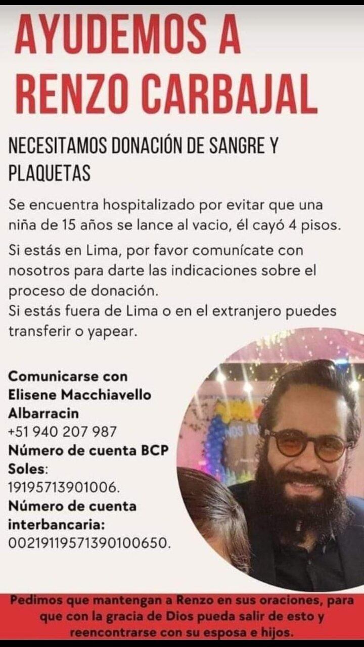 Renzo Carbajal. (Foto: X)