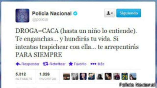 Cómo Twitter cambió a la policía en España
