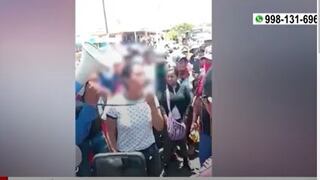 Policía encubierta dentro de protestas fue amenazada por manifestantes | VIDEO