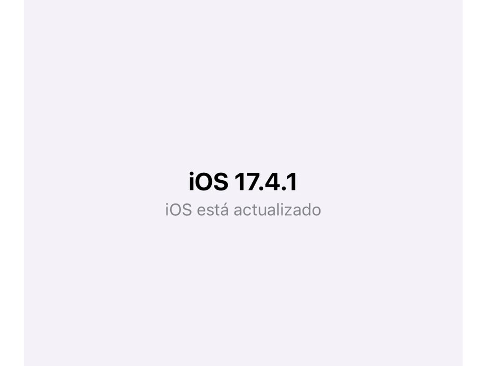 WHATSAPP | En el caso de los iPhone, la más reciente versión del sistema operativo es iOS 17.4.1. (Foto: MAG - Rommel Yupanqui)