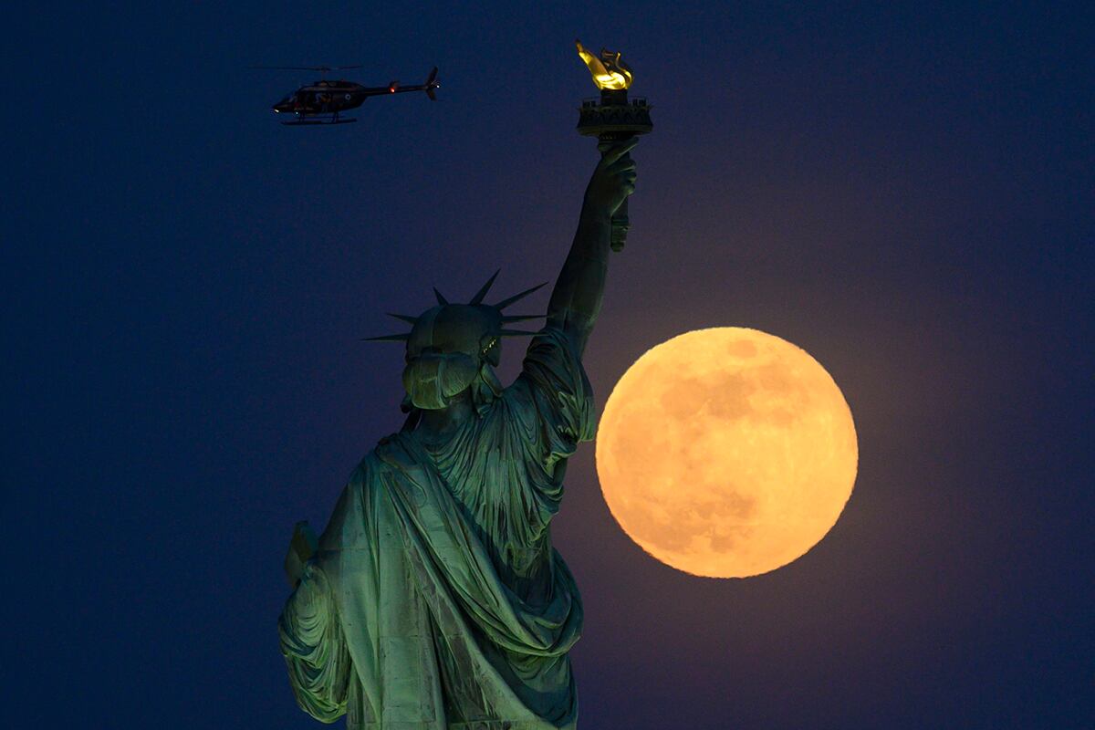La Estatua de la Libertad es un monumento muy simbólico y querido en los Estados Unidos (Foto: AFP)