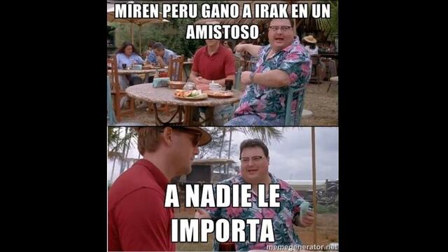 Los mejores memes que dejó la victoria peruana en Iraq