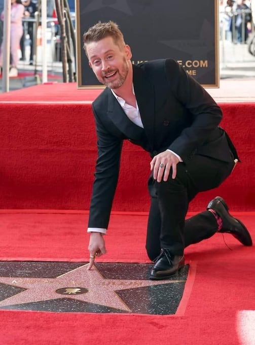 Macaulay Culkin recibió una estrella en el Paseo de la Fama de Hollywood | Foto: Twitter
