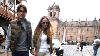 David Ferrer y su novia hacen turismo en el Cusco