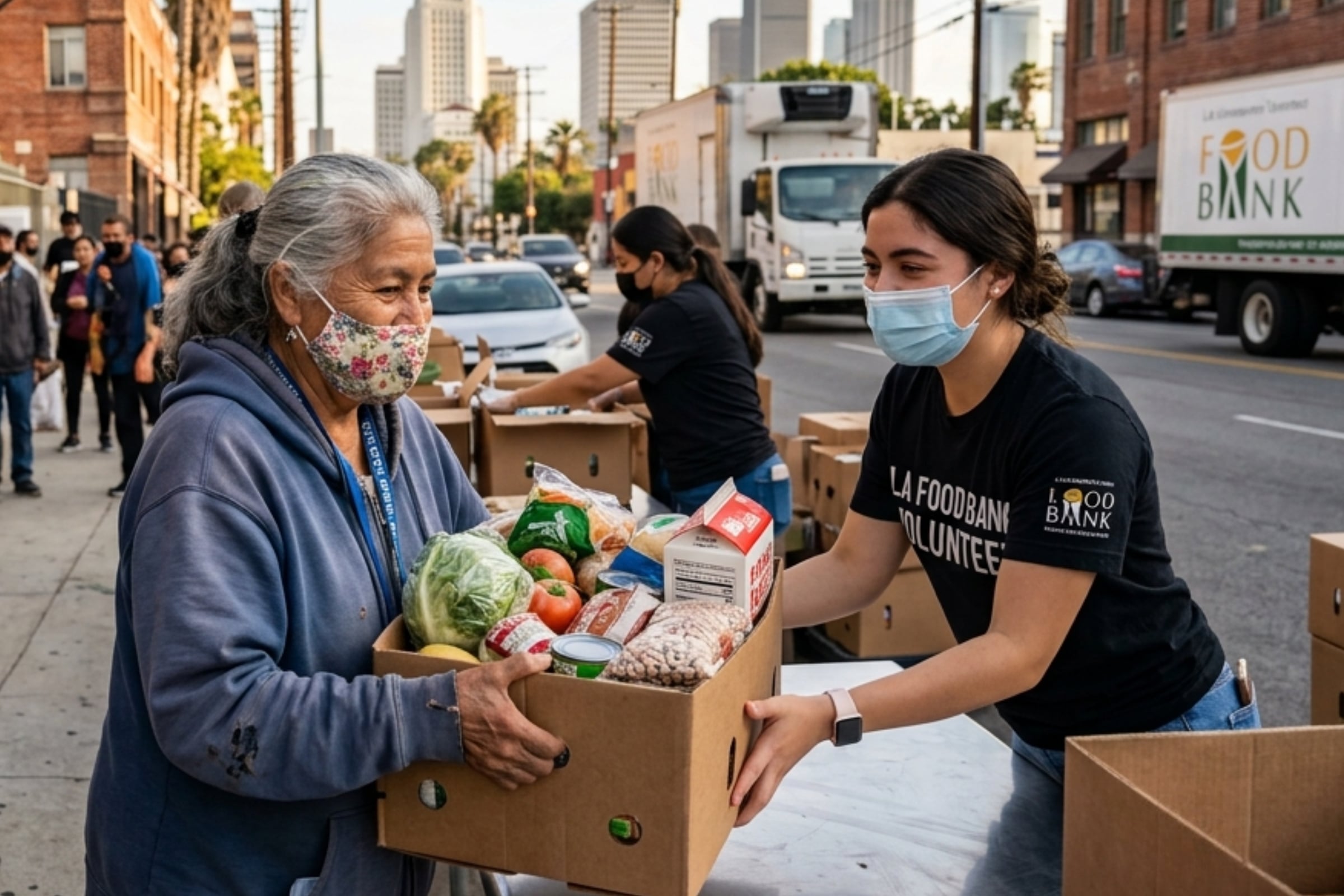 Atención, Los Ángeles entregará alimentos gratis del 13 al 16 de julio: horarios y despensas
