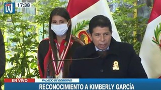 Pedro Castillo comete error y llama “Climber” a Kimberly García | VIDEO