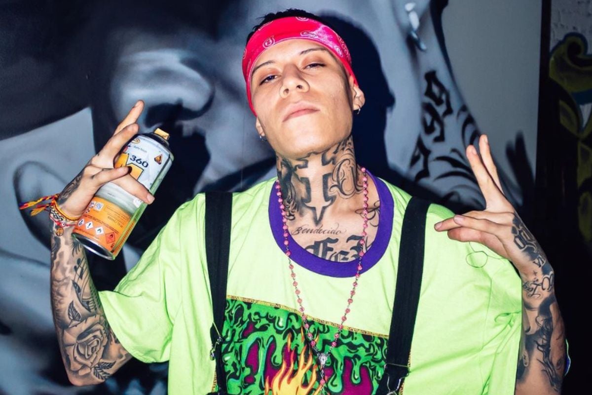 Ángel Jair Quezada Jasso, nombre real del cantante, recordó a sus tres amigos (Foto: Santa Fe Klan / Instagram)