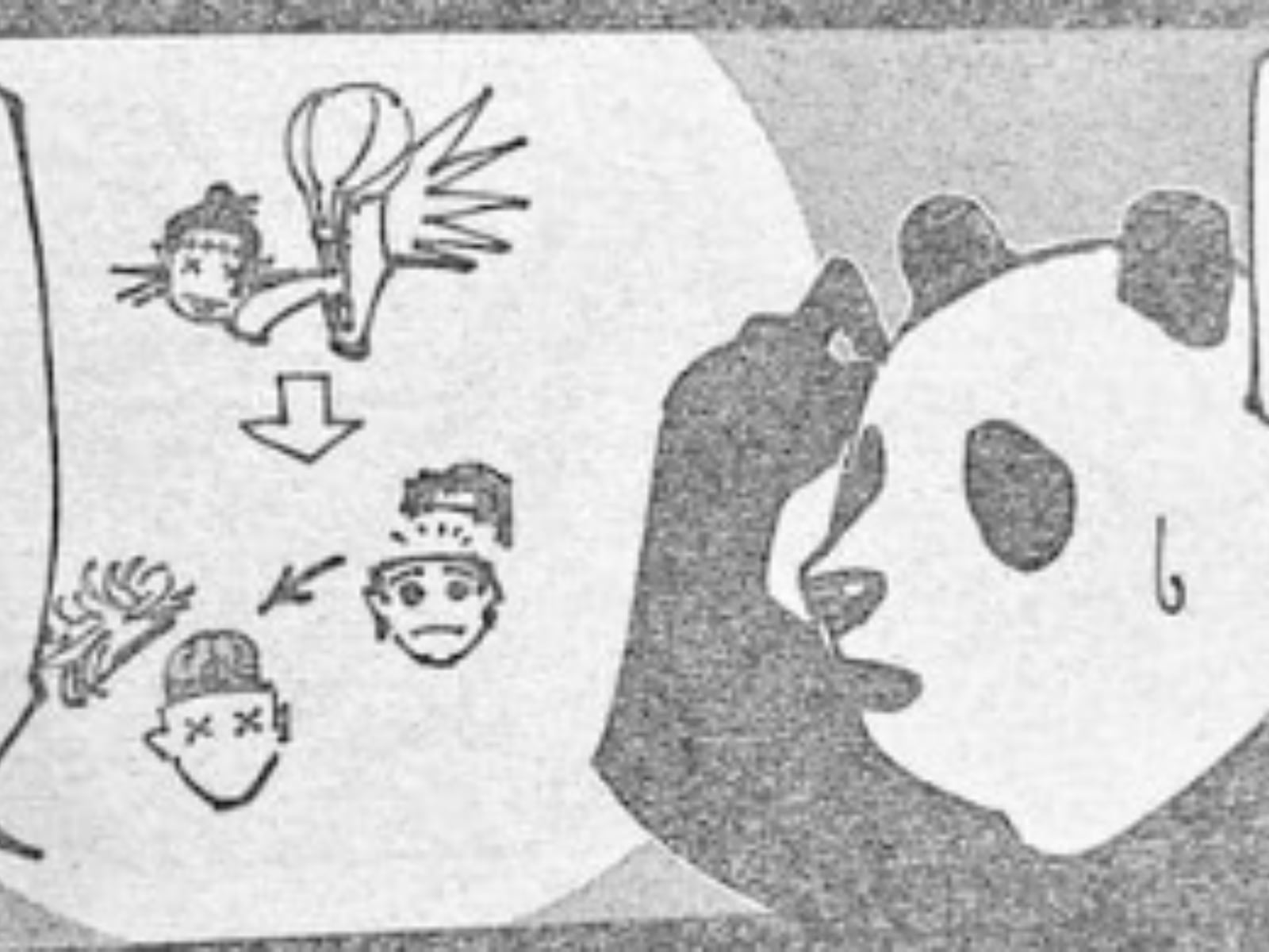 Panda al escuchar el plan del capítulo 261 del manga de “Jujutsu Kaisen"? (Foto: Shueisha)