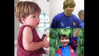 Facebook: el increíble parecido de Gerard Piqué y su hijo menor