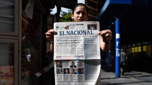 “No vamos a desaparecer”: diario El Nacional de Venezuela dice que seguirá informando tras embargo
