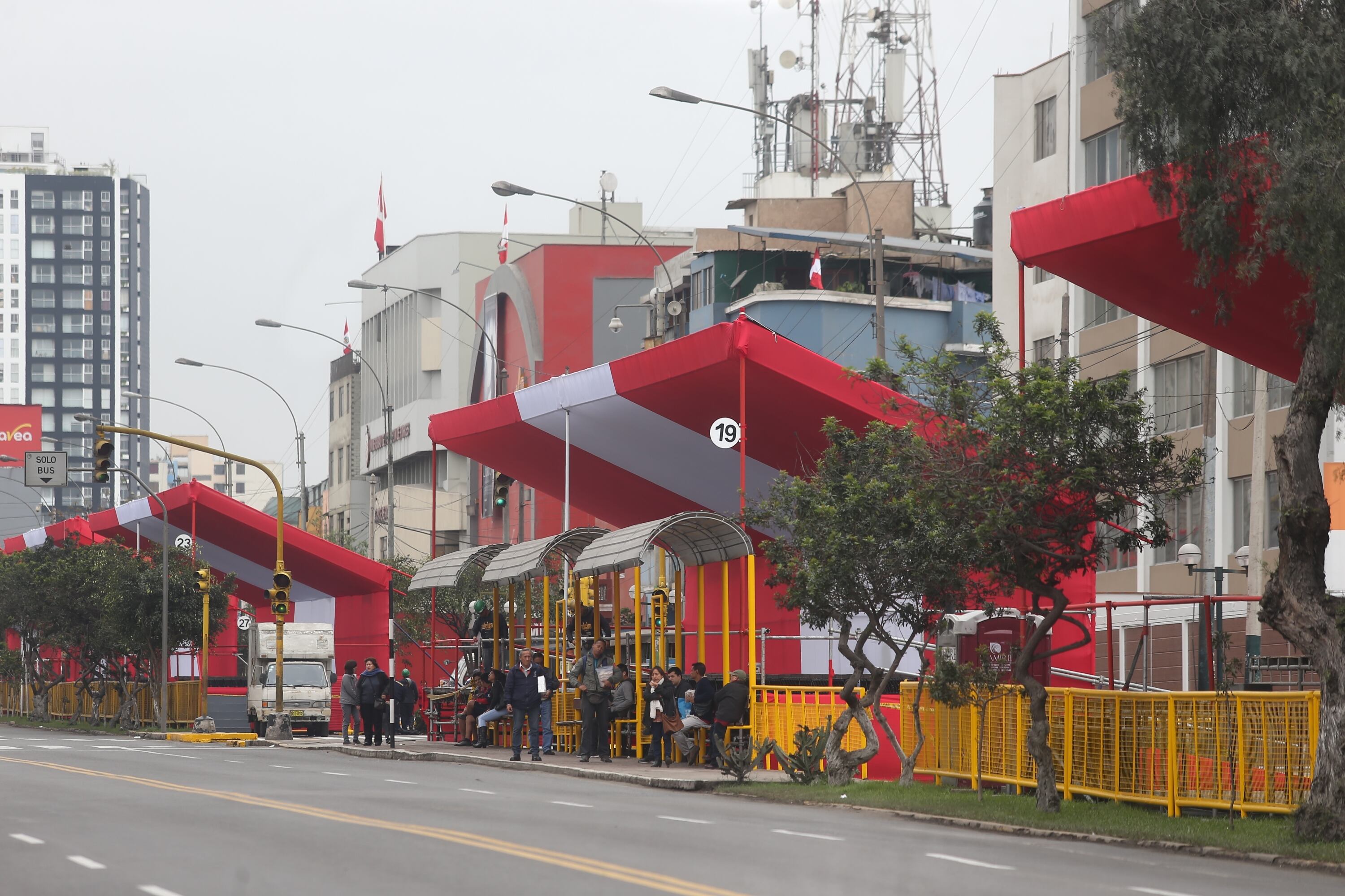 La avenida Brasil será el lugar donde se realizará el desfile por Fiestas Patrias. (Foto: Hugo Pérez / El Comercio)