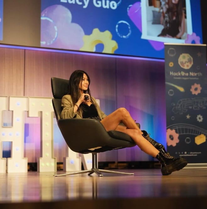 Lucy Guo es cofundadora de la empresa de inteligencia artificial Scale AI y de la plataforma de contenido Passes. (Foto: @guoforit / Instagram)