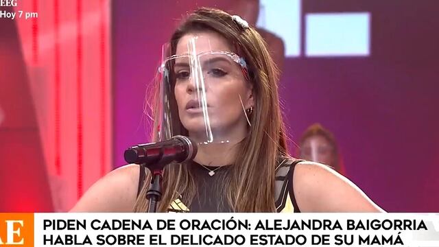 “Esto es Guerra”: Alejandra Baigorria se conmueve tras cadena de oración por su madre [VIDEO]  