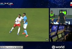 ¿Qué hizo? Fernando dos Santos se fue expulsado por codazo en el Sporting Cristal vs. Bragantino por Copa Sudamericana 2026 | VIDEO