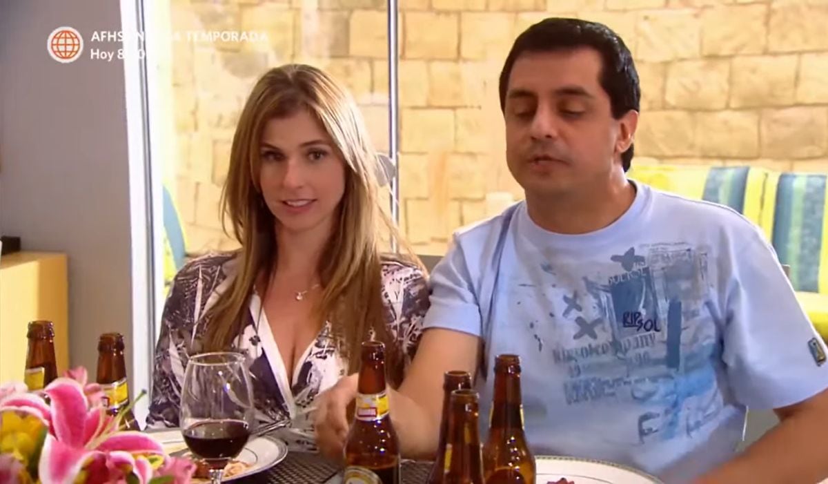 Las grabaciones en "Al fondo hay sitio" hicieron que entre Bárbara Cayo y David Almandoz surgiera el amor (Foto: América TV)