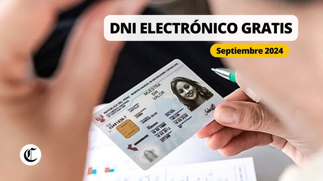 DNI electrónico gratuito en setiembre 2024: Dónde, cuándo y cómo iniciar el trámite | Foto: composición EC