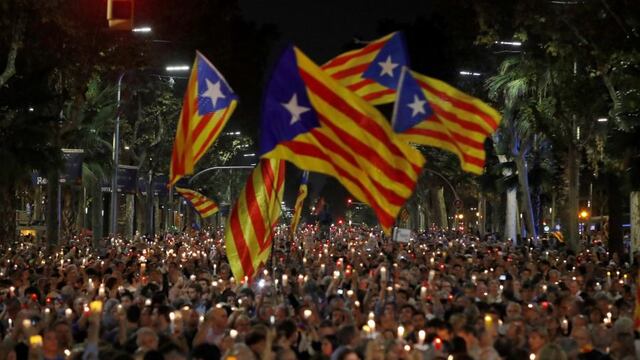 Cataluña toma las calles por la libertad de independentistas