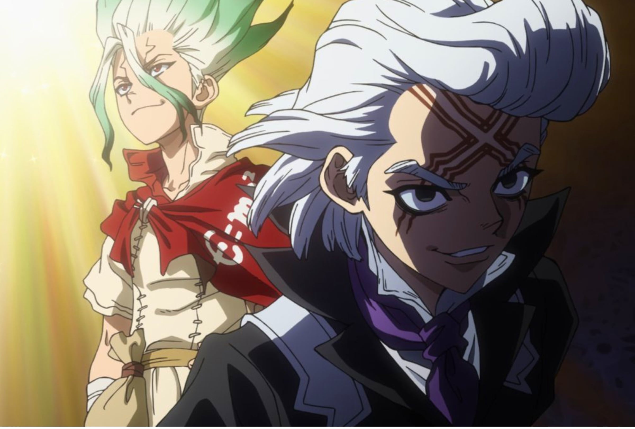 La parte 3 de "Dr. Stone: Science Future" continúa explorando géneros como la acción, la fantasía, la ciencia ficción y la comedia (Foto: TMS Entertainment)