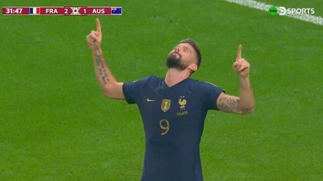 Remontada de Francia: goles de Rabiot y Giroud para el 2-1 ante Australia | VIDEO