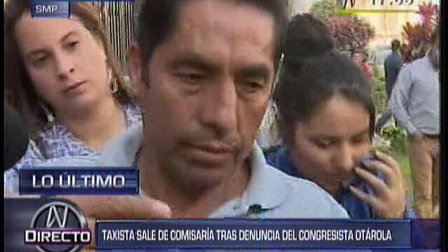 Fredy Otárola: taxista quedó en libertad y reiteró inocencia
