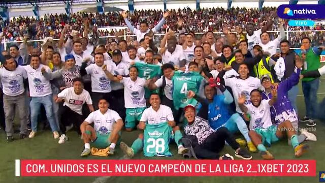 ¡Cutervo vuelve a primera! Comerciantes Unidos campeón de la Liga 2