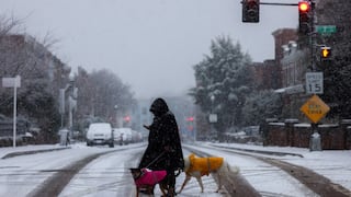Alerta por nieve en el centro y este de EE.UU.: estos son los estados más afectados entre lunes y martes