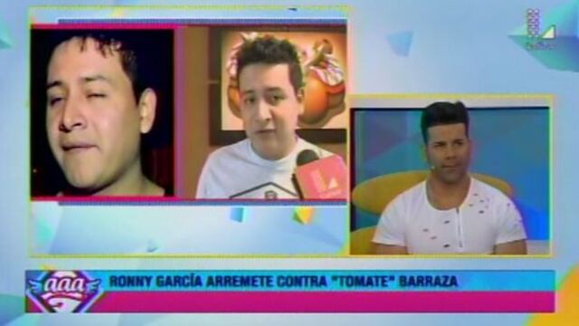 Ronny García y Carlos Barraza protagonizan fuerte duelo verbal