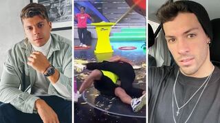 Ignacio Baladán y Patricio Parodi sufren aparatosa caída durante uno de los juegos de “Esto es Habacilar” | VIDEO