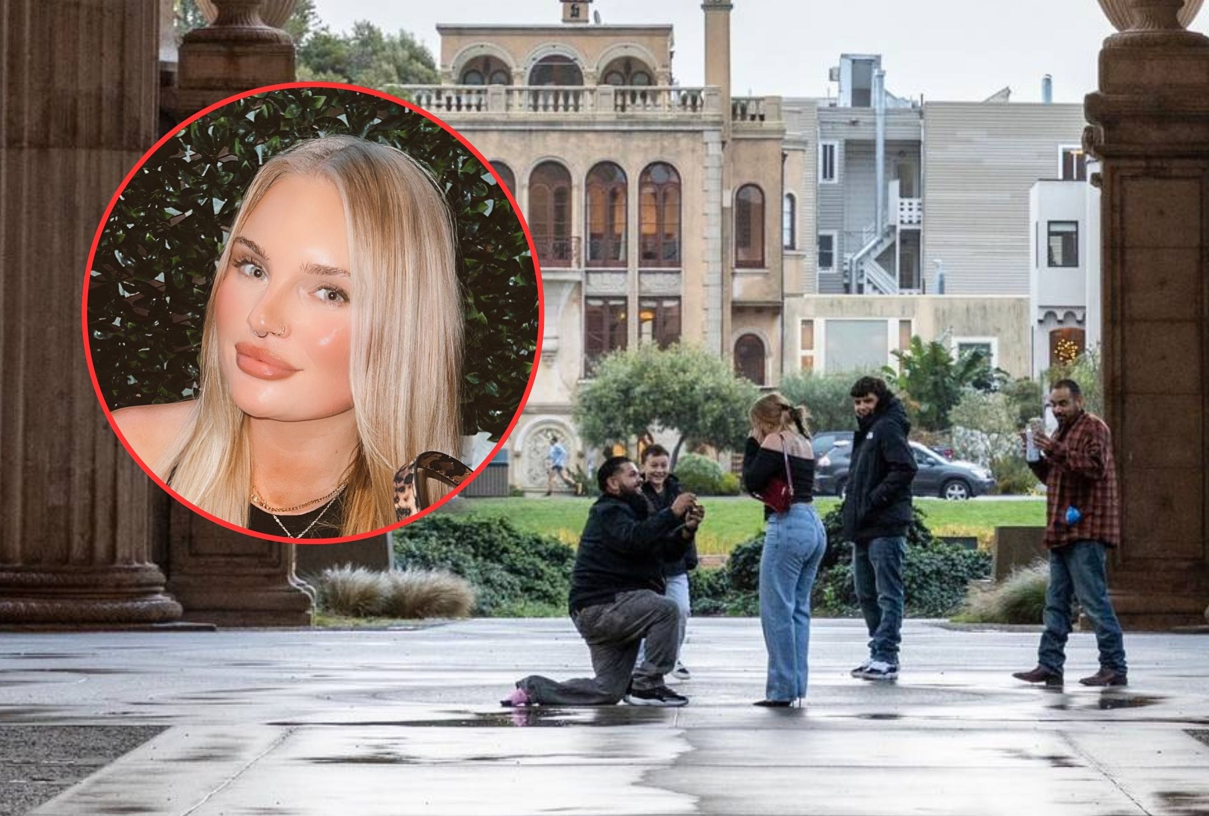 En esta imagen aparece la mujer que le hizo zoom a la foto de la vez en que le propusieron matrimonio y se conmovió hasta las lágrimas por un detalle. (Foto: @kierra_777 / TikTok)