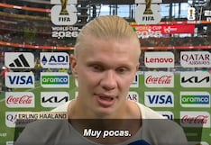 Haaland sobre vencer a Brasil y clasificar a cuartos de final: “Tenemos pocas opciones”