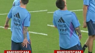 En Argentina se tomaron de los pelos: Messi bromeó con supuesta lesión | VIDEO