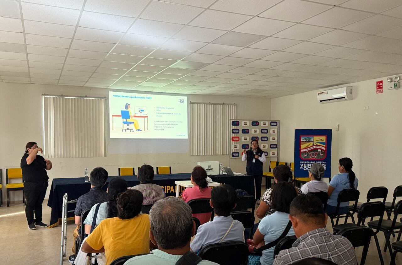 ONPE viene realizando capacitaciones a diversos partidos políticos para elecciones del 2026. (Foto: ONPE)