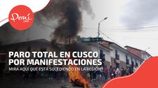 Protestas en Cusco: continúa bloqueo de vías, manifestaciones y turistas quedan varados