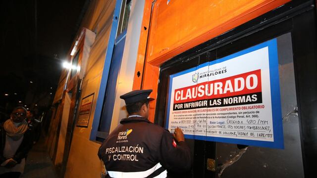 Miraflores: revocarán licencia a locales que incumplan medidas de seguridad sanitarias