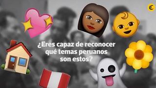 ¿Puedes reconocer estos temas peruanos escritos en emojis?