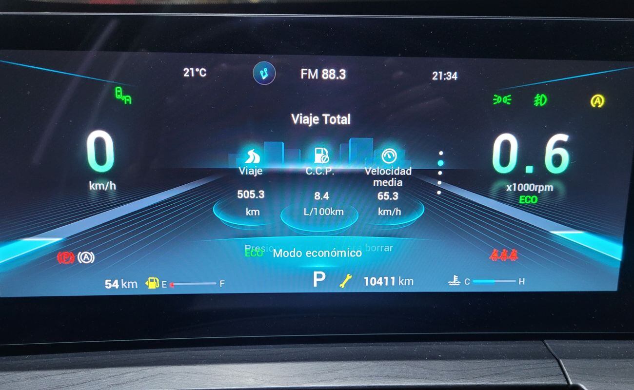 Llegamos a Virú con 54 km de autonomía y con un rendimiento de 8,4 litros/100 km. (Foto: Fernando Roca)