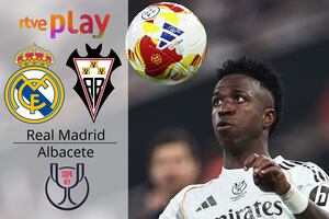 RTVE Play y La 1 televisaron Real Madrid 2-3 Albacete por la Copa del Rey (14/01/2026)
