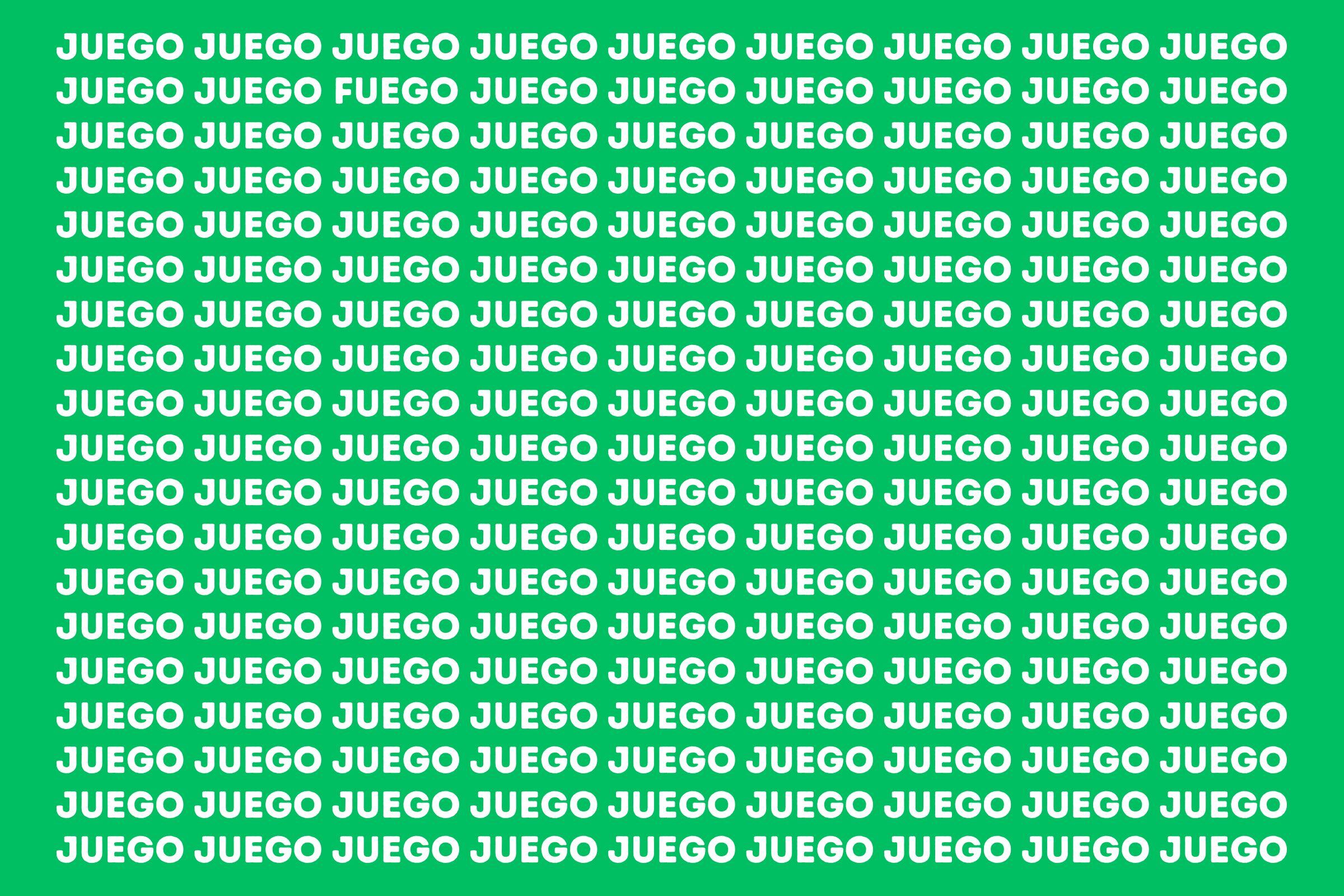 Reto visual: tienes que ser rápido para encontrar la palabra FUEGO, ¿lo conseguirás? (Foto: Mag)