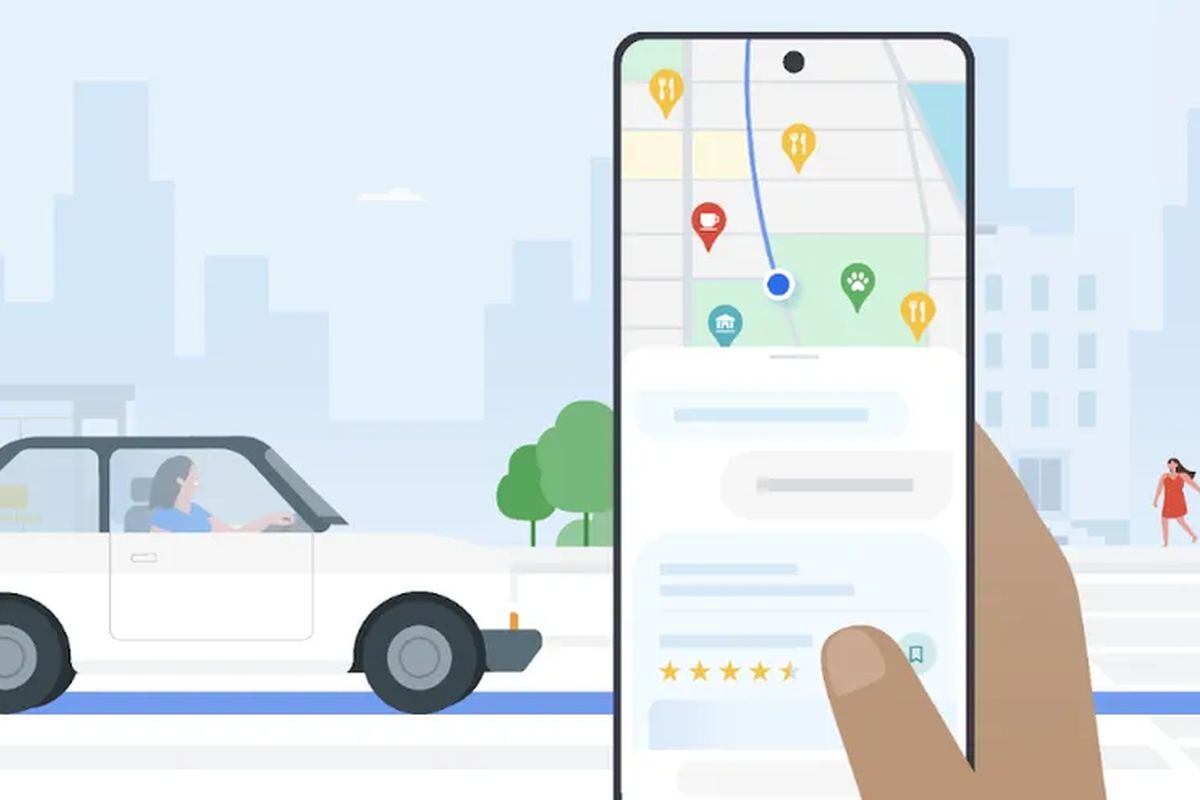 Google ha incorporado funcionalidades de su servicio de IA Gemini a su app Google Maps.