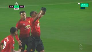 Manchester United vs. Arsenal: Martial marcó el 1-1 en Old Trafford | VIDEO