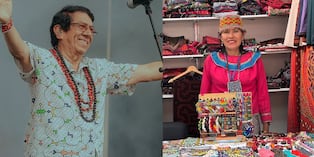 Los Mirlos se presentarán por segunda vez en Coachella este viernes 18 de mayo. (En imágenes referenciales: Jorge Rodríguez en un Vivo x El Rock/ La lideresa shipiba Olinda Silvano en una feria).