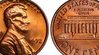 ¿Por qué esta moneda de 1 centavo del año 1972 puede valer 23,500 dólares?