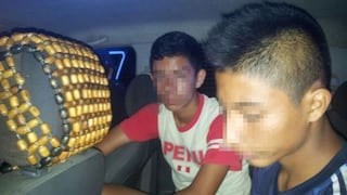 Trujillo: escolares fueron detenidos por robar autopartes