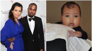 Kim Kardashian y Kanye West difundieron primera fotografía de su bebe