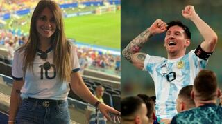 Van con todo: Antonela Roccuzzo y sus hijos ya se alistan para alentar a Lionel Messi en el Mundial | VIDEO