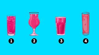 ¿Qué vaso tiene más jugo? ¡Demuestra tu habilidad visual en 8 segundos!