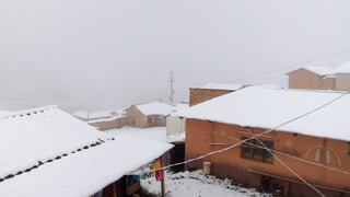 COEN: Nevada en Cusco es preámbulo de un próximo fenómeno meteorológico que se presentará en el país